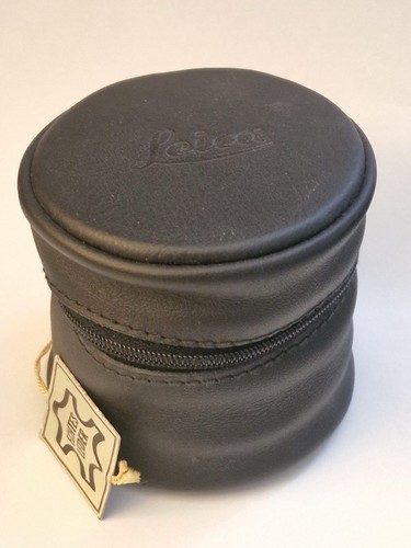 Leica leather lens case