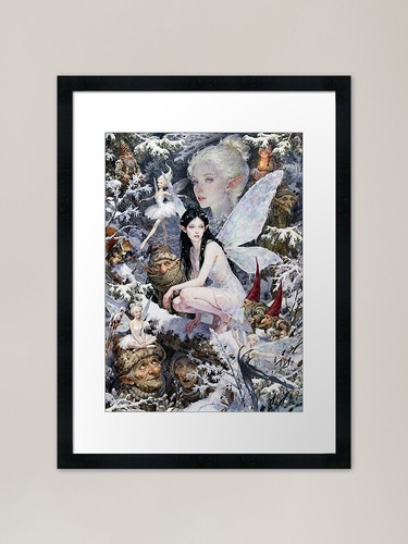 Fairy realm winter - fairy,