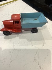 Vintage Triang Tin Plate Tipper Truck 10” Long #102
