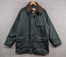 Land Rover First Choice Vintage Men's Dark Green Rain Chore Country Barn Coat  L
