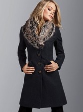 New Ladies Women Winter Soft Faux Fox Fur Collar For Jacket Coats Wraps  shawl