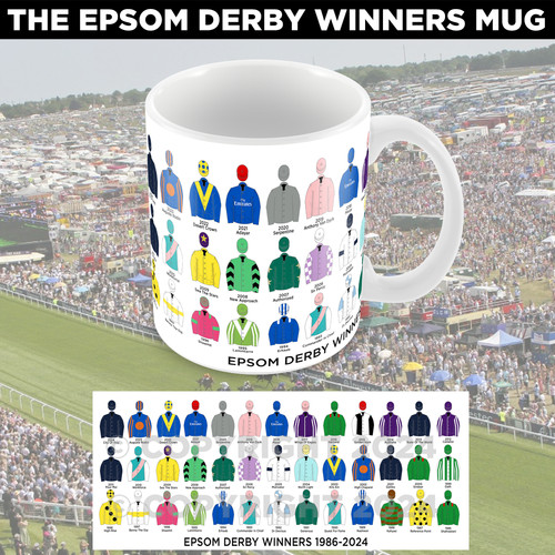 Horse racing mug cup epsom - racing,