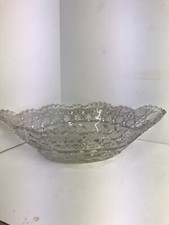 CRYSTAL CUT GLASS FRUIT BOWL