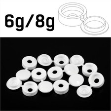 SMALL WHITE PLASTIC SCREW
