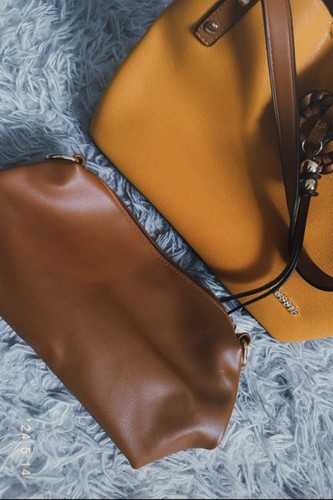 Mustard bessie handbag - bessie, with