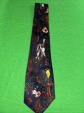 Vintage Looney Tunes Cartoon Ties. Bugs Bunny, Taz, Tweety Pie.  Polyester