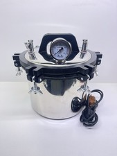 Portable Stainless Steel Pressure Steam Autoclave Sterilizer Machine YX Untested