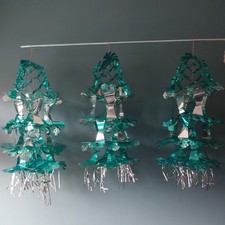 3 x Vintage Christmas Foil