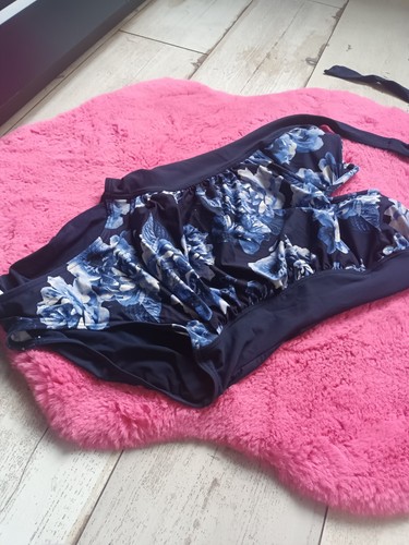 Joules navy floral swimsuit - joules,