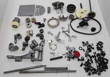 Frister + Rossmann 202 Sewing Machine parts inc base plate, feeder plate, Feet