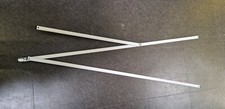 WHITE CURVED ROOF BARS/ SPARE PARTS,FOR OUTSUNNY  POP UP GAZEBO FRAMES