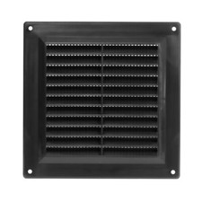 Black Air Vent Grille 150mm x