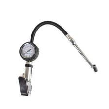 Car Tyre Inflator PSI Bar Dial Gauge 220PSI Air Compressor Garage Tool Bike