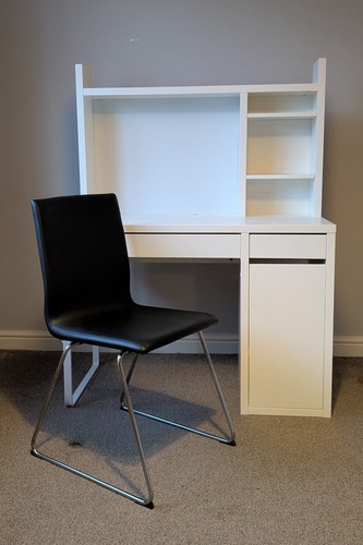 Ikea micke desk with - micke,