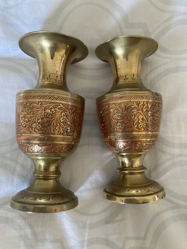 Vintage pair indian brass - vintage,