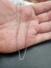 14ct White Gold Necklace 41cm