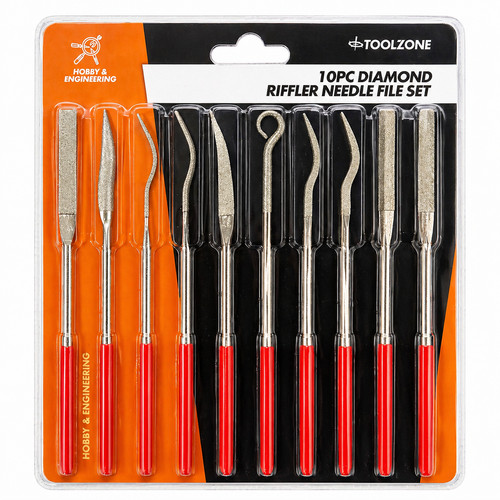 10pc diamond needle file set - diamond,