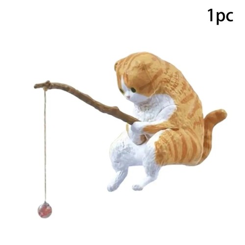 Fishing cat hanging - fishing, decor
