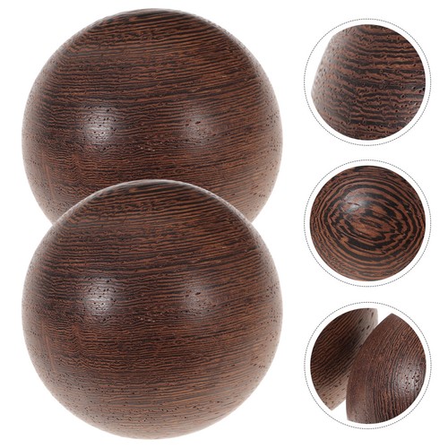 Pair rosewood handball - pair, of