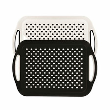2 X Serving Tray Plastic