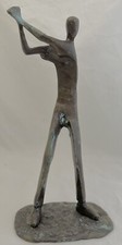 1950's / 1960's Stylised Vintage Cast BRONZE Male Figure 25cm - 750g
