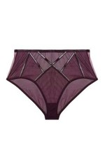 HUSTLER KELLY WINE PVC BRIEF