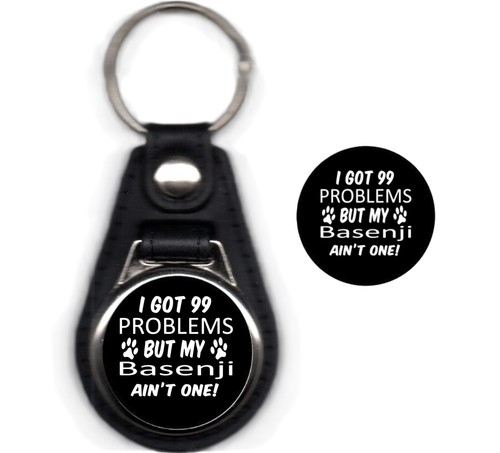 Dog keyring and badge - and, f