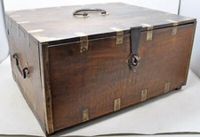 Antique Wooden Big Size Drawers Storage Chest Box Original Old Hand Crafted