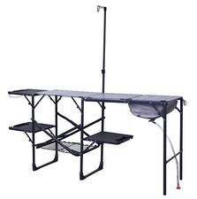 GCI OUTDOOR Master Cook Station | Portable Folding Kitchen Table with Soft Sh...
