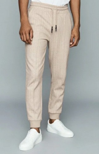 Reiss oatmeal pinstripe - oatmeal,