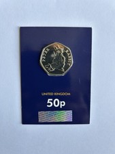 Beatrix Potter Peter Rabbit With Radish 50p Uncirculated Coin Collectible 