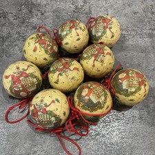 Set Of 9 Gisela Graham Vintage