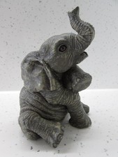THE HERD Elephant ornament PEANUT #3109 Martha Carey Elephant Figure Marty 1989