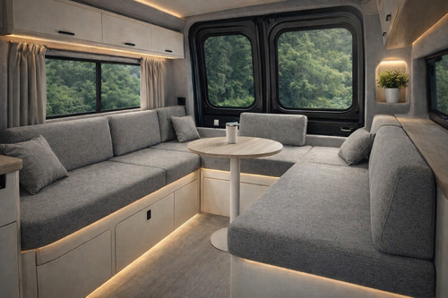 Campervan seat cushions - campervan,
