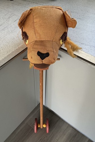 Antique vintage burlap lion - vintage,