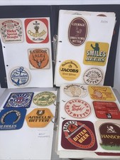 Two Folders of Vintage Beer Mats, UK some Pre-decimal and Defunct Breweries