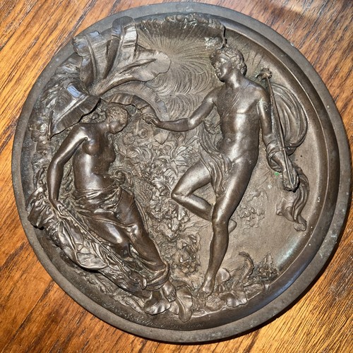 Vintage bronze plaque edward - vintage,