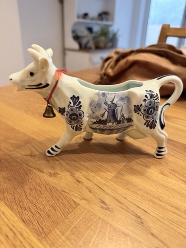 Vintage delft cow creamer - vintage,