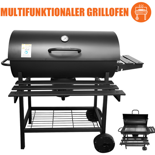 Black charcoal grill - charcoal, bbq