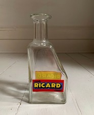 Vintage French Pastis Ricard Anisette Liqueur Water Bottle / Decanter / Carafe