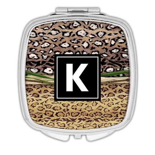 Gift compact mirror - compact, feline