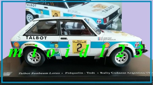 Wrc talbot sunbeam lotus - 1/24,