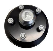 KNOTT-AVONRIDE V SERIES 250 X 40 BRAKE DRUM, 5 STUD 6.5"PCD WITH BEARINGS