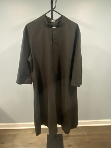 Black altar server cassocks - 10,