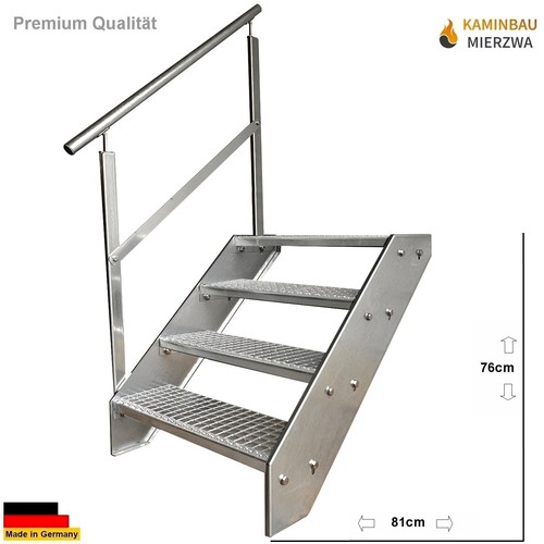 Premium steel stair steps - premium,