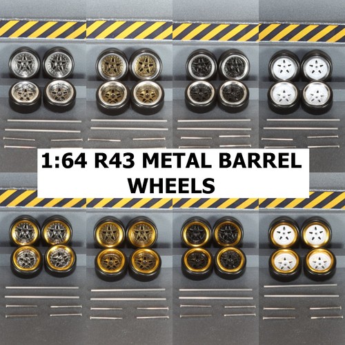 R43 metal barrel wheels - 1/64,