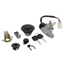 IGNITION KEY LOCK SET FOR GY6 CHINESE SCOOTER 4STROKE 50-150cc PEACE ZNEN JMSTAR