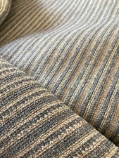 Blue white striped fabric - blue,
