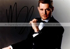 Michael Buble Singer Signed 7
