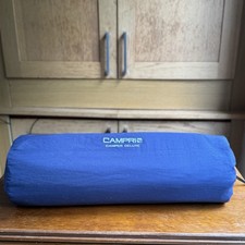 Campri Camper Deluxe Camping Mattress Inflatable Single Used Mint Blue Camprio